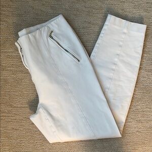 Alfani White Ankle Cropped Pants with Tapered Fit